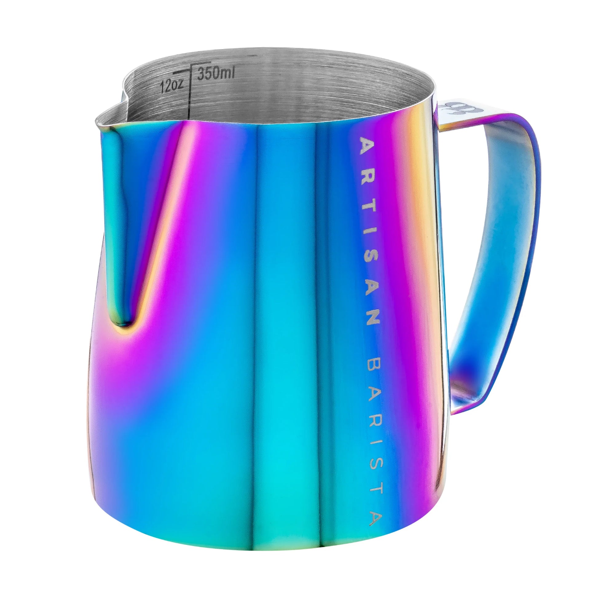 Artisan Barista 350ml Jug Metallic Rainbow Central Coast Coffee 2568