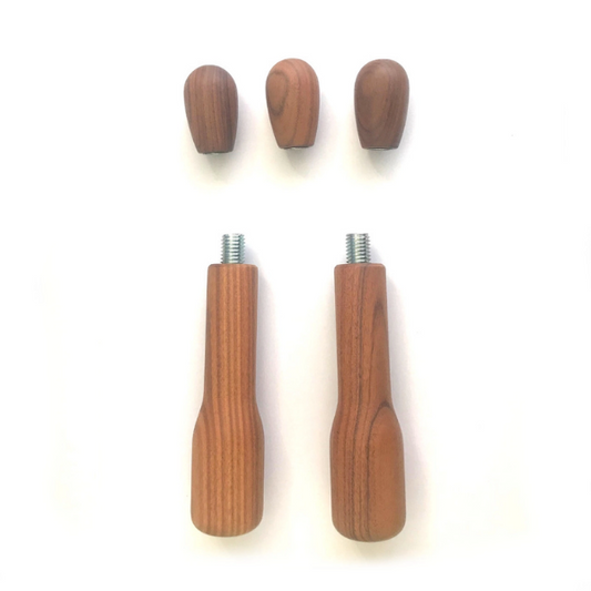 Bezzera E61 Wooden Portafilter Handles & Taps