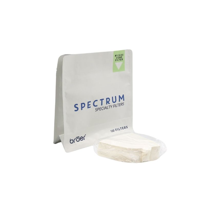 Bruer Spectrum Cone Paper Filter #1 100pk